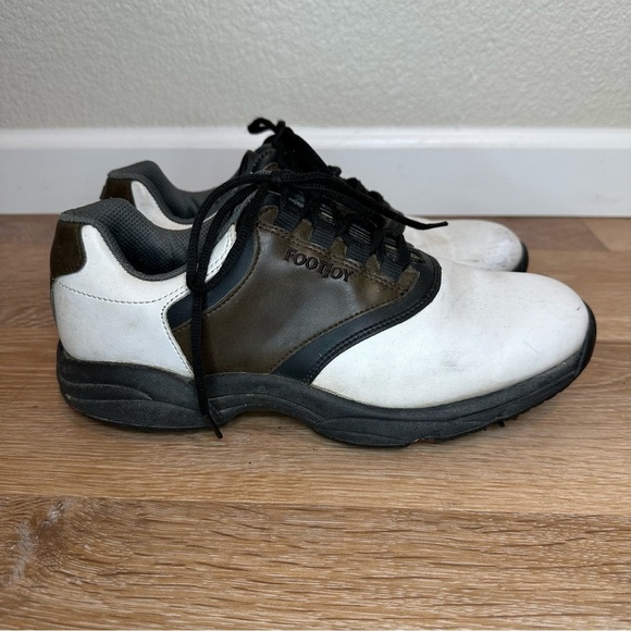 Footjoy Men\'s Size 8.5 Leather Colorblock Pattern Golf Shoes main image 12